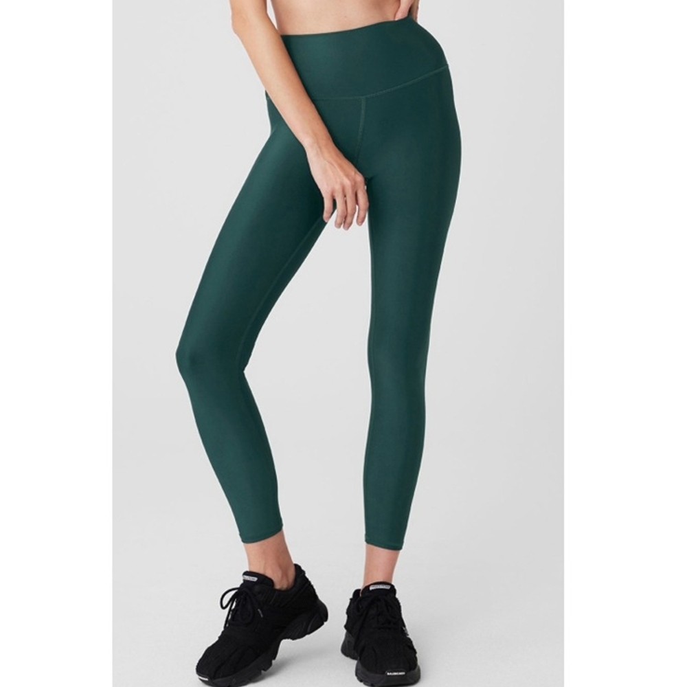 ALO Yoga 7/8 High-Waist Airlift Leggings Midnight Green S